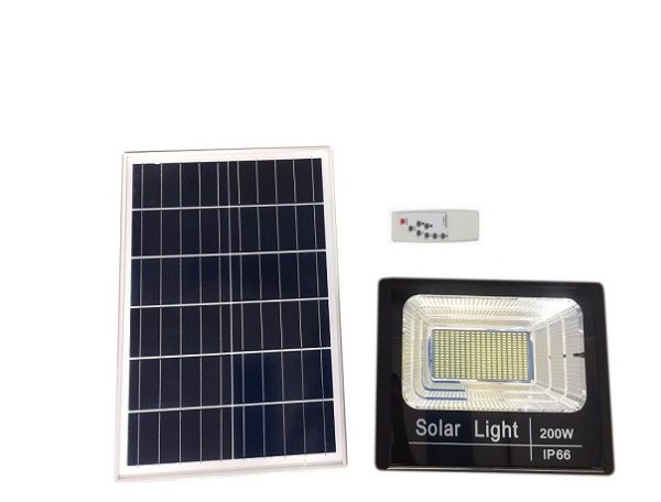 Đèn pha led năng lượng mặt trời 60w – Đèn solar light lắp trong nhà 8060